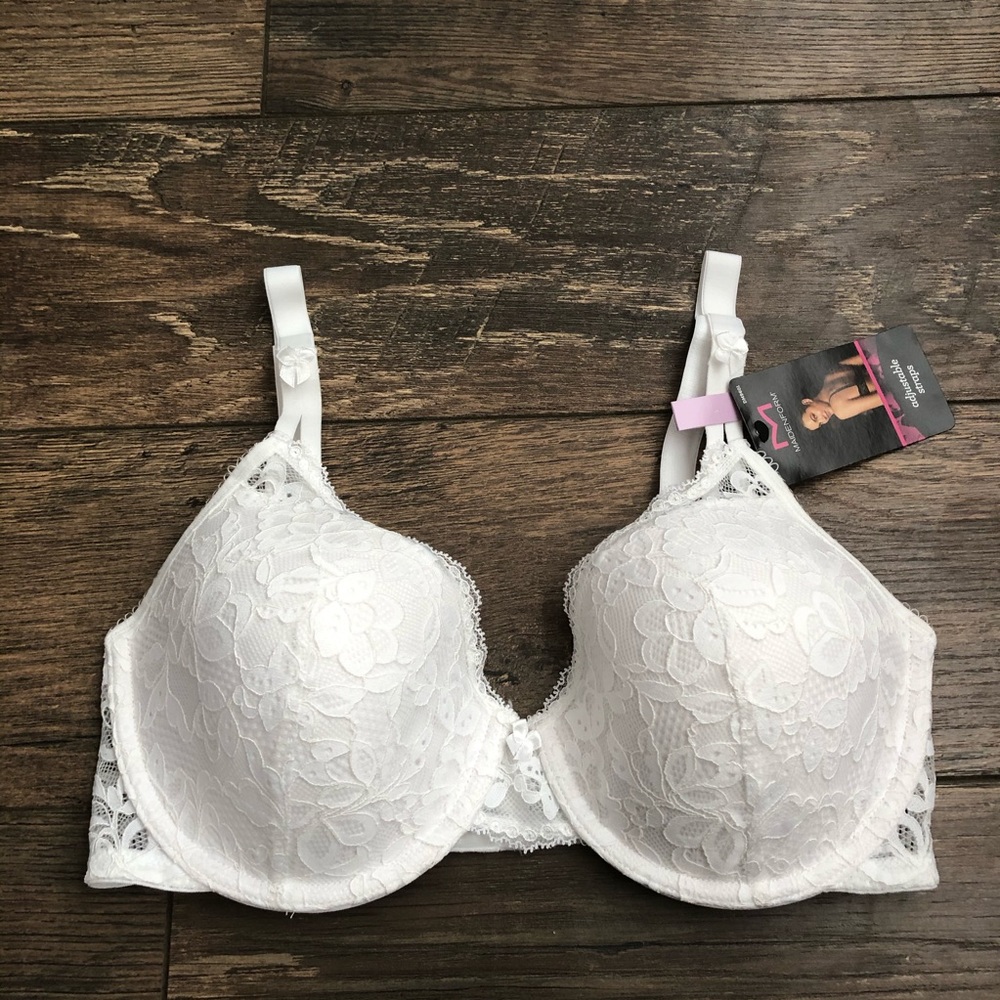 Maidenform White Lightly Lined Demi Bra
